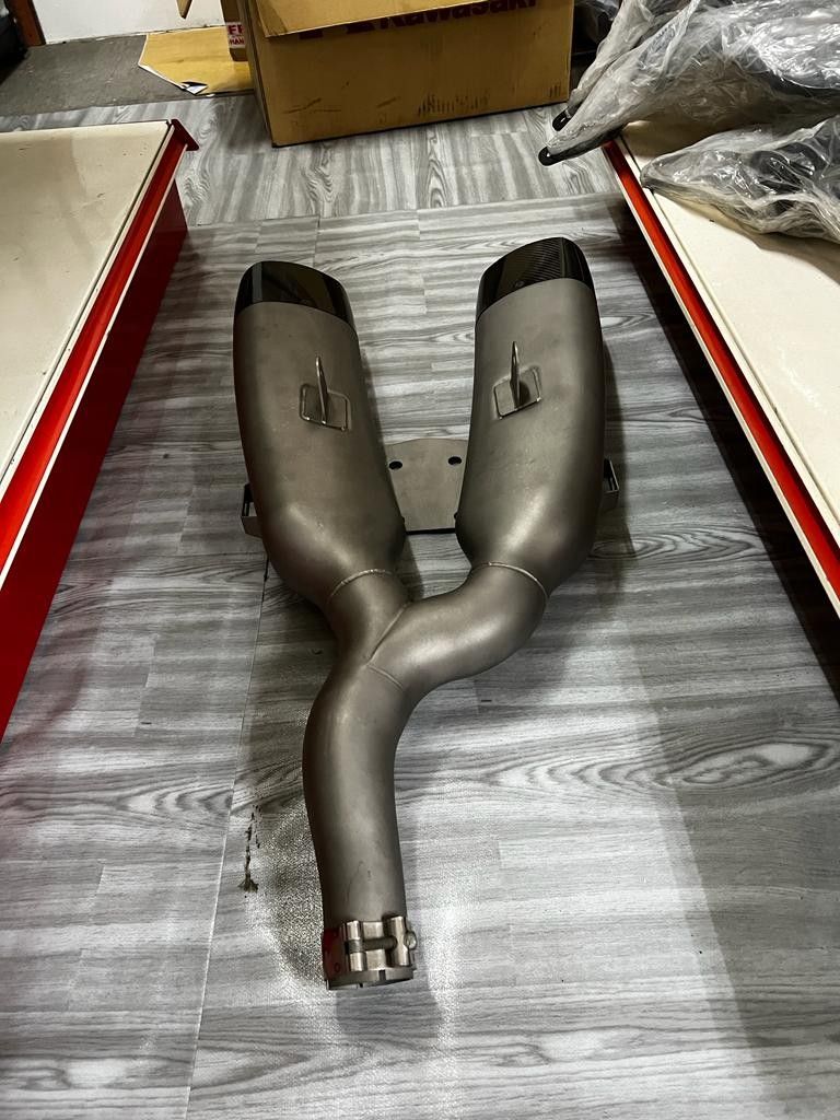 micron motorcycle exhaust