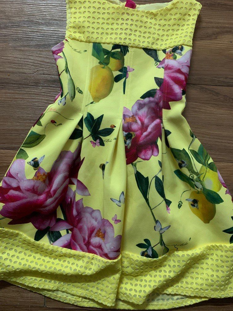 Ted baker lemon dress outlet