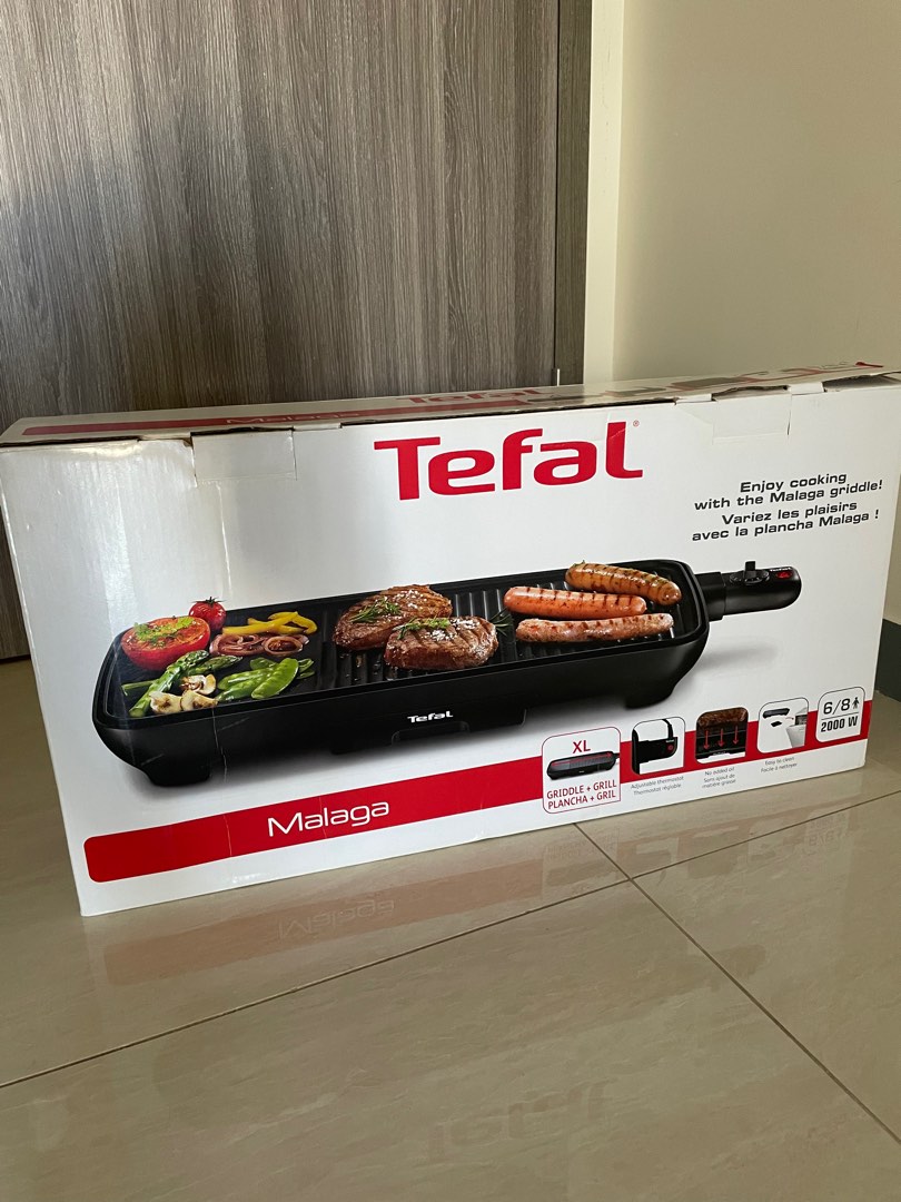 Tefal table grill with multiple heat level settings, almost new!, TV