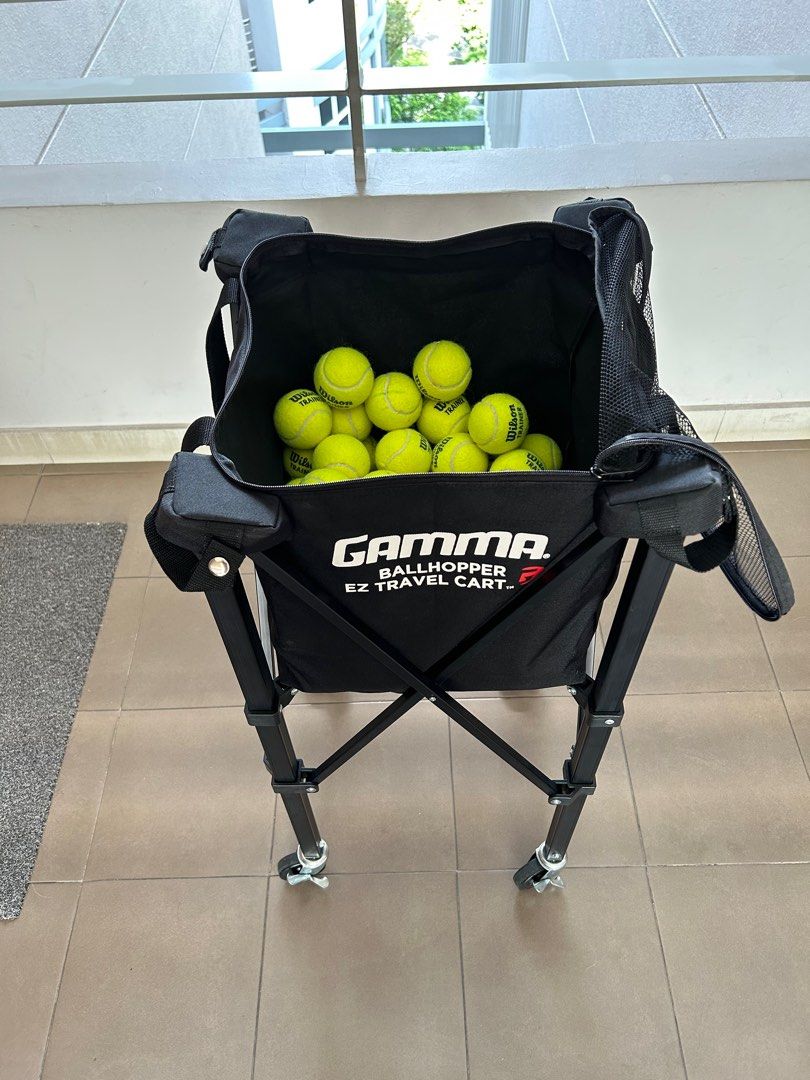 Tennis Ball Hopper, Sports Equipment, Sports & Games, Racket & Ball