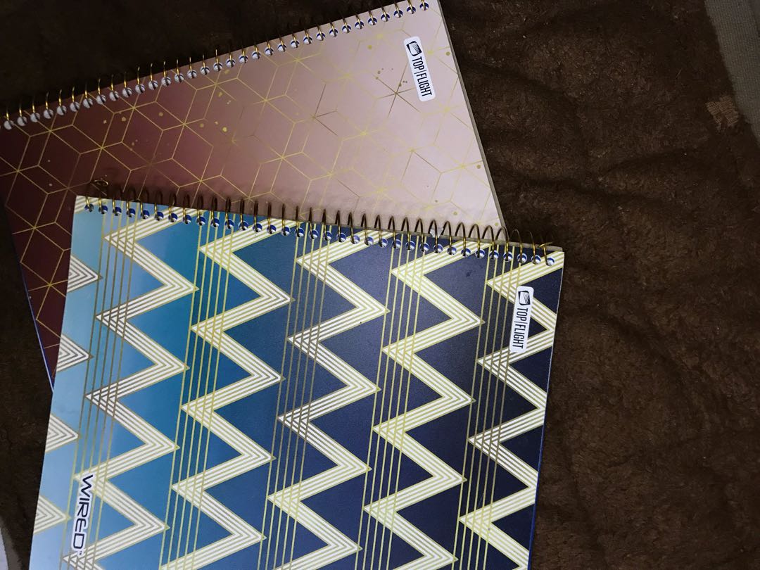 Top Flight Wired Notebook with 3 free tab dividers, Hobbies & Toys