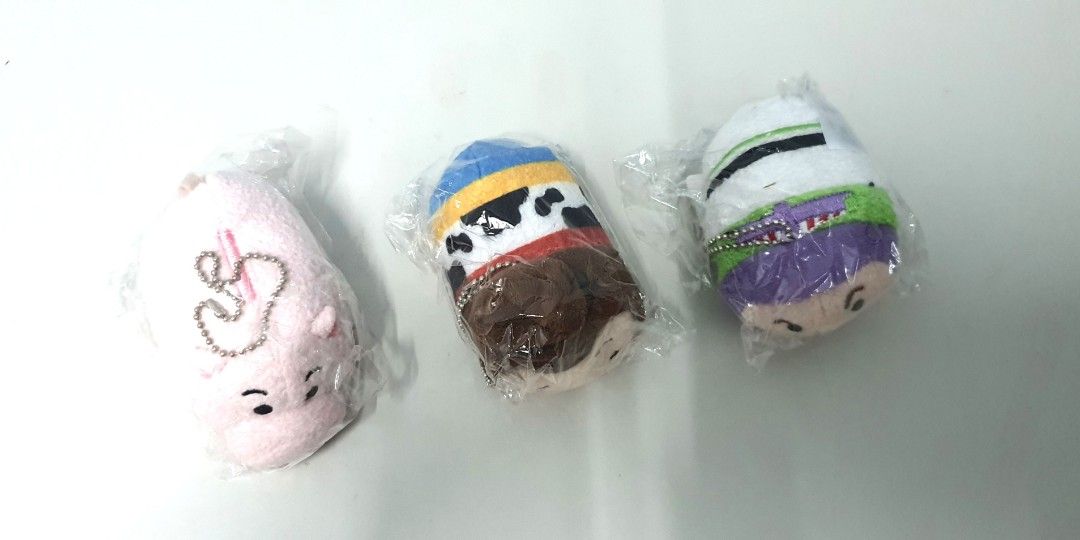 Tsum Tsum Plush Toy Toy Story (Woody, Buzz lightyear & Hamm), Hobbies