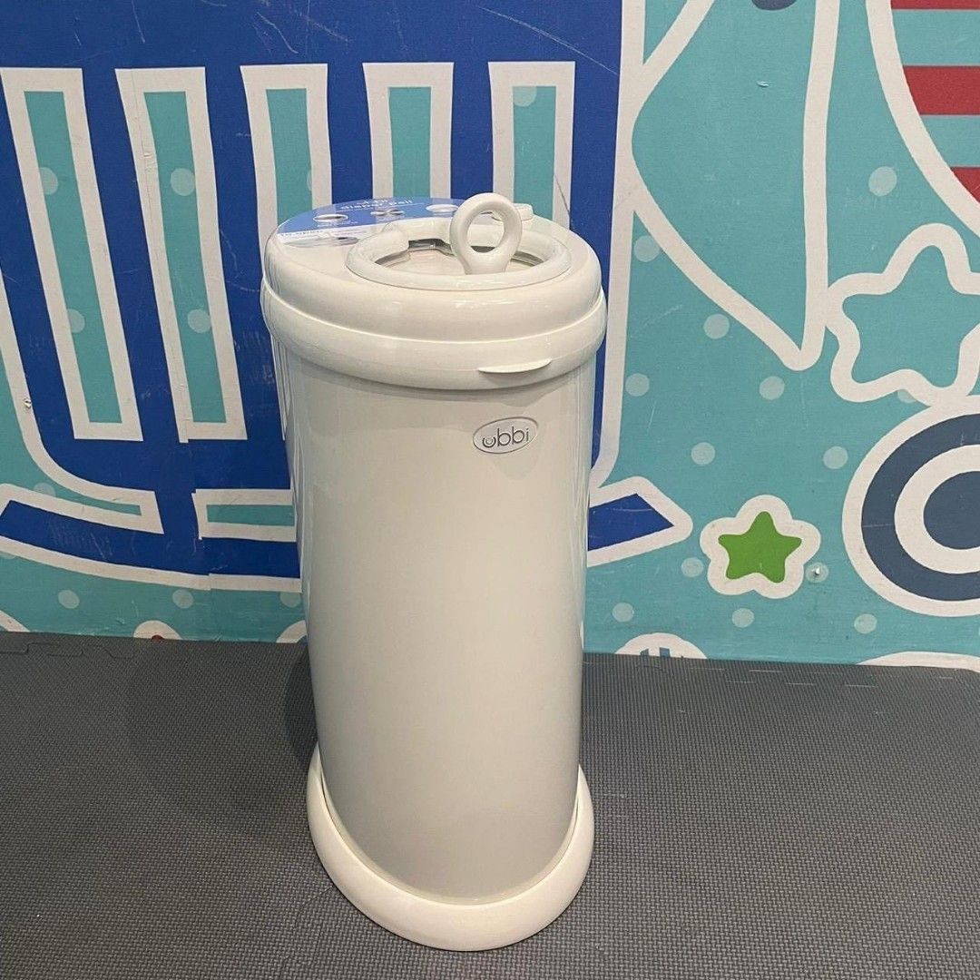 UBBI STEEL DIAPER PAIL WHITE, Babies & Kids, Baby Nursery & Kids