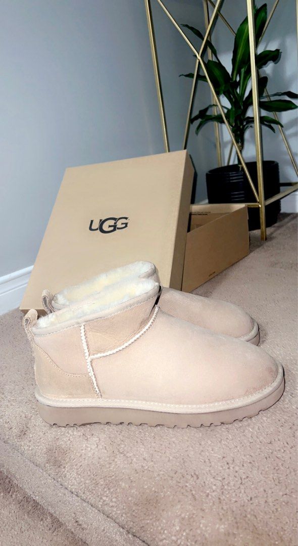 Ugg Classic Ultra Mini Boots in Antelope Women s Fashion Shoes on Carousell