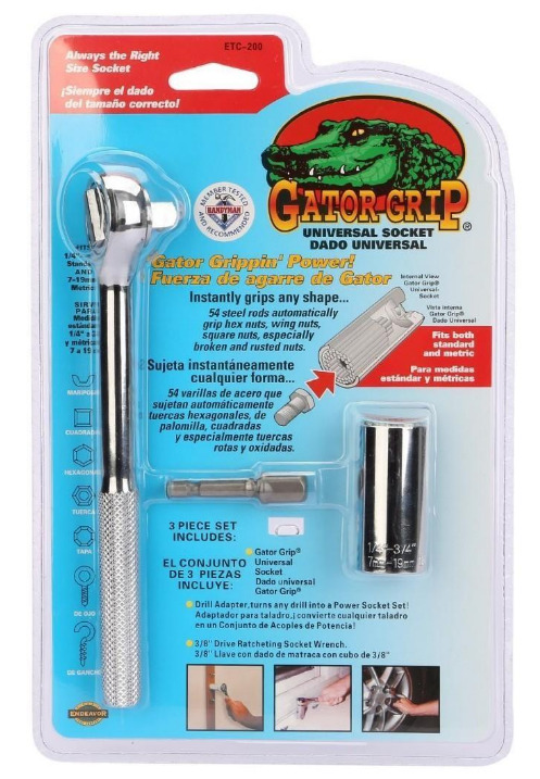 Universal Gator Grip Socket Wrench, Car Accessories, Accessories on ...