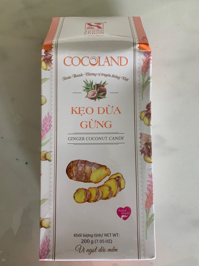 Vietnamese ginger coconut candy, Food & Drinks, Other Food & Drinks on Carousell