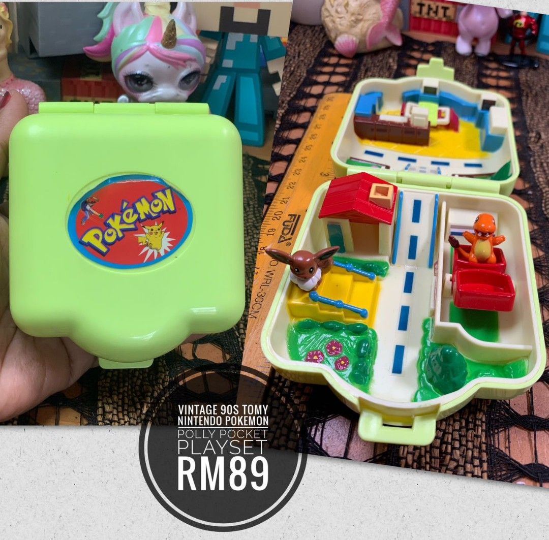 Pokemon polly pocket style playsets hot sale