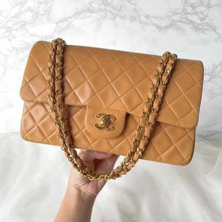 Timeless Chanel Mini Square Vintage Caramel Leather ref.610839 - Joli Closet