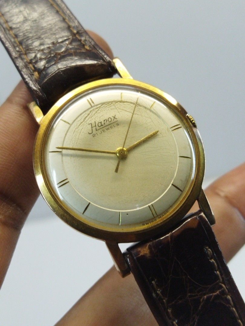 Vintage Harox 21 jewels swiss made ETA 2390 Handwind kunci