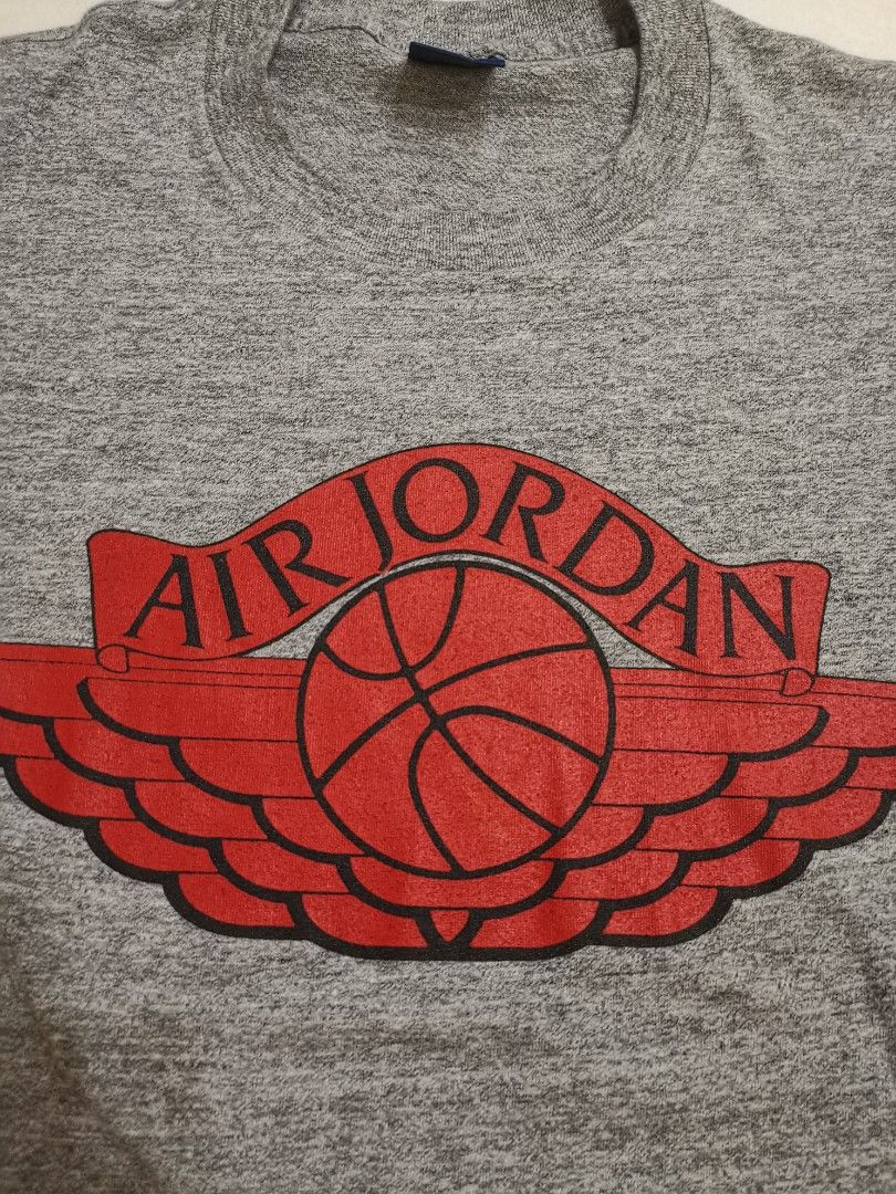 Vintage vtg 80 s Nike supreme blue tag air jordan ball wings shirt