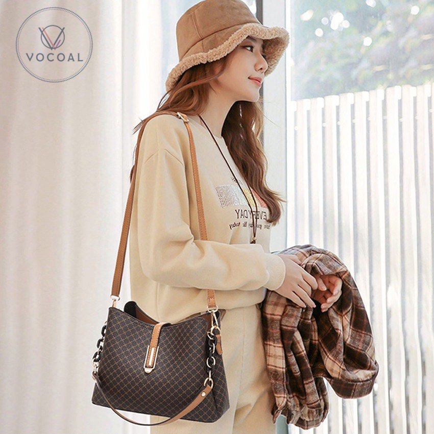 Self Pu Leather Premium Quality Women's Side Sling Backet Bag, For Casual  Wear