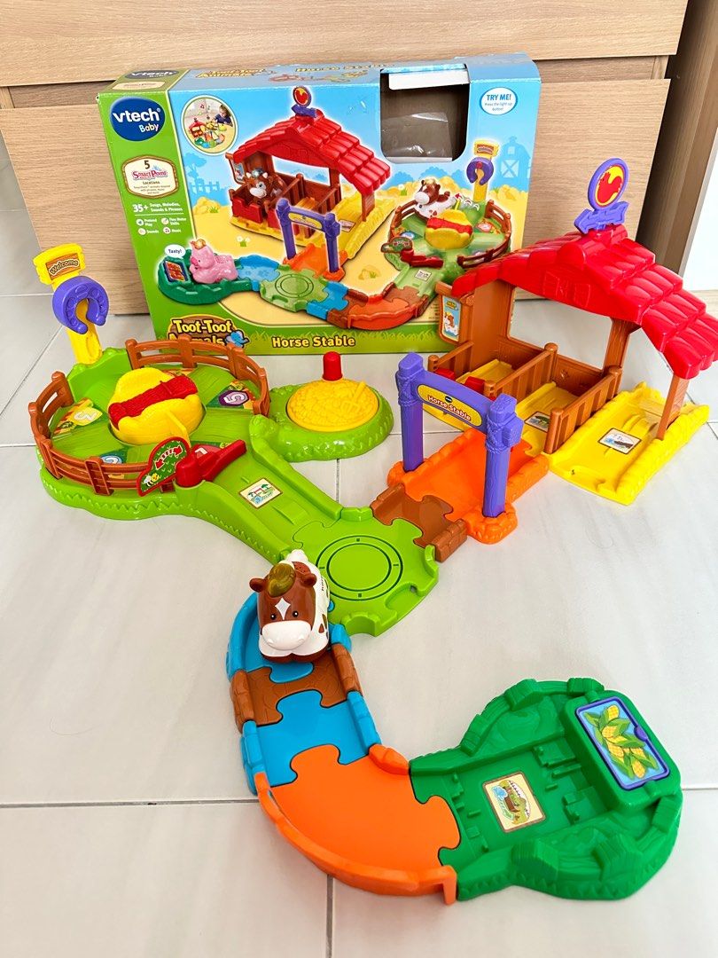 Toot toot animal hot sale playset