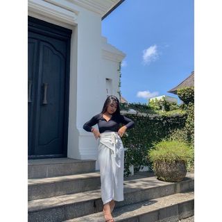 Yuna wrap skirt