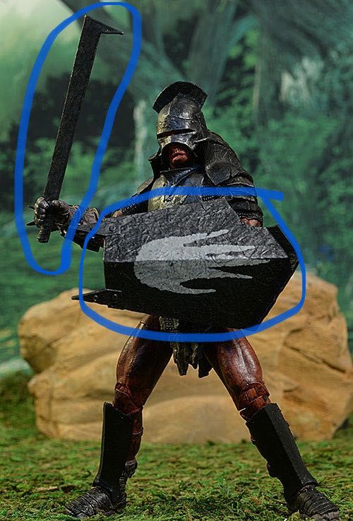 1:10 魔戒強獸人盾牌the lord of the rings Uruk Hai shield, 興趣及