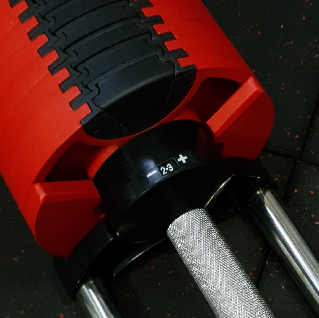 36kg in 2.25kg steps adjustable Musclelogs Nuobell dumbbell, Sports ...