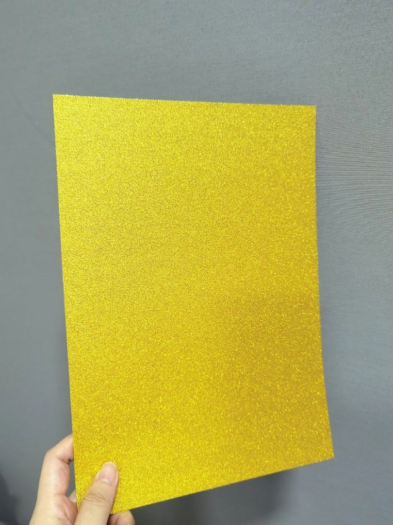 6 pieces set. Bling A4 Glitter Papers 250gsm Thick Cardstock. Fancy