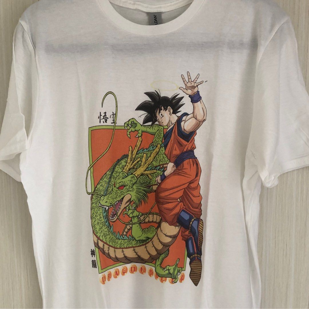 美國直送龍珠Dragonballs 悟空神龍T-shirt, 男裝, 上身及套裝, T-shirt