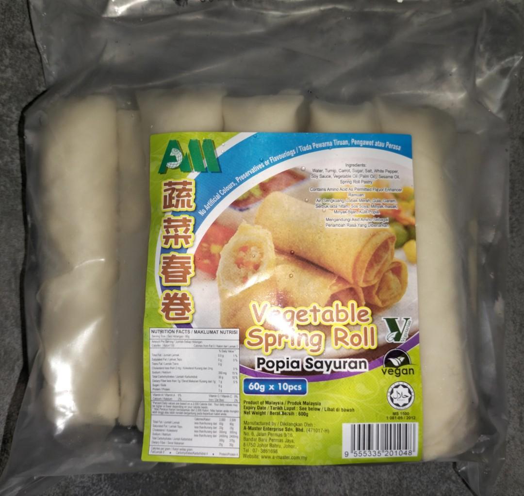 AM VEGETABLE SPRING ROLL ( HALAL ), Food & Drinks, Chilled & Frozen ...