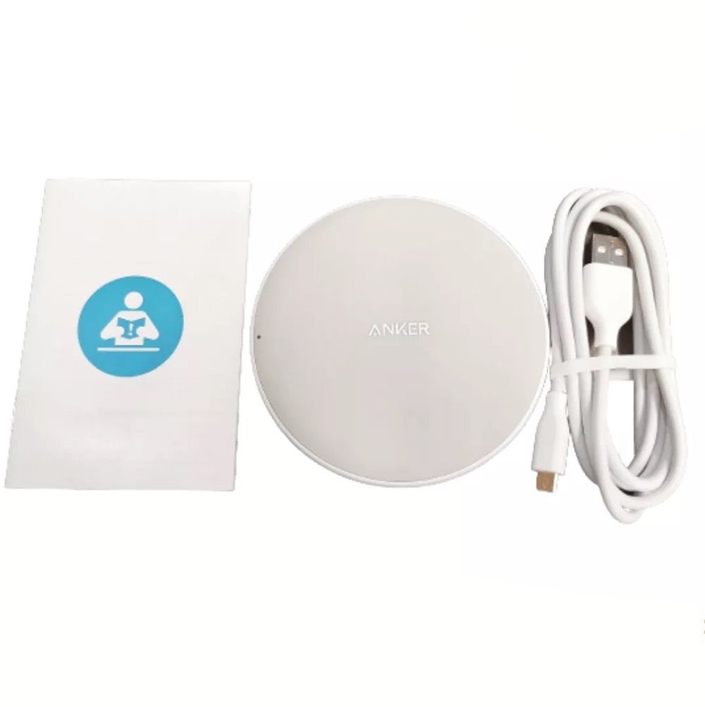 Anker Wireless Charger PowerWave Pad A2503 QiCertified 10W Max (White