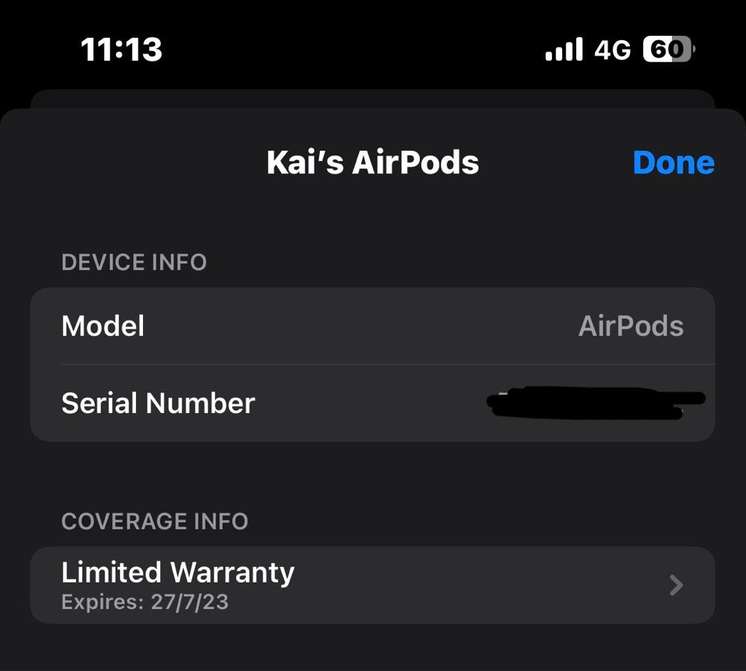 Apple Airpods Gen 3 Magsafe Case (Warranty Till 27 July 2023) + Box and