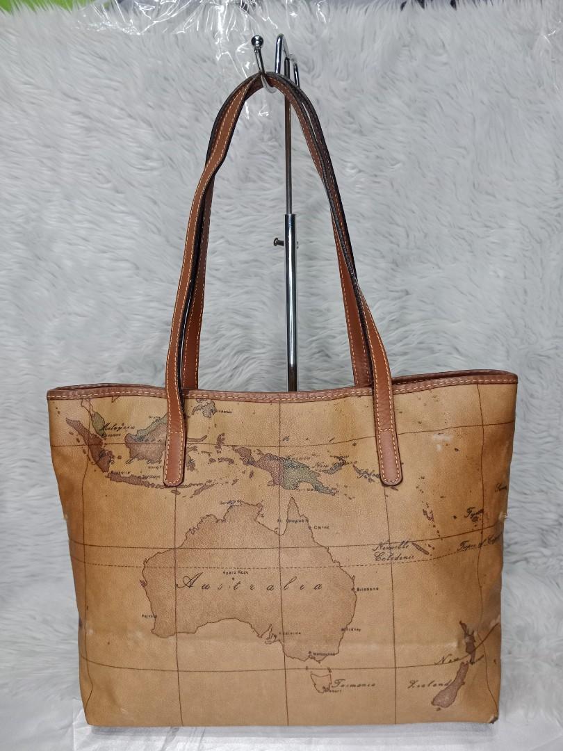 Authentic Alviero Martini Tote Bag with Flaws (Category: Shoulder Bags) located in Manila. Submitted by sassypurchased (Listing ID 1194390181, Image 1). Description: Pls see all photos for condition and flaws From Japan Preloved Shop NOT UKAY SOURCE NO HAGGLING PLS H-11 L-13 W-6 inches approx Handle Drop: 10 inches approx DETAILS ARE POSTED IN THE PIC ♥️Sold as is. What you see is what you get. Price reflects condition ♥️Please manage your expect