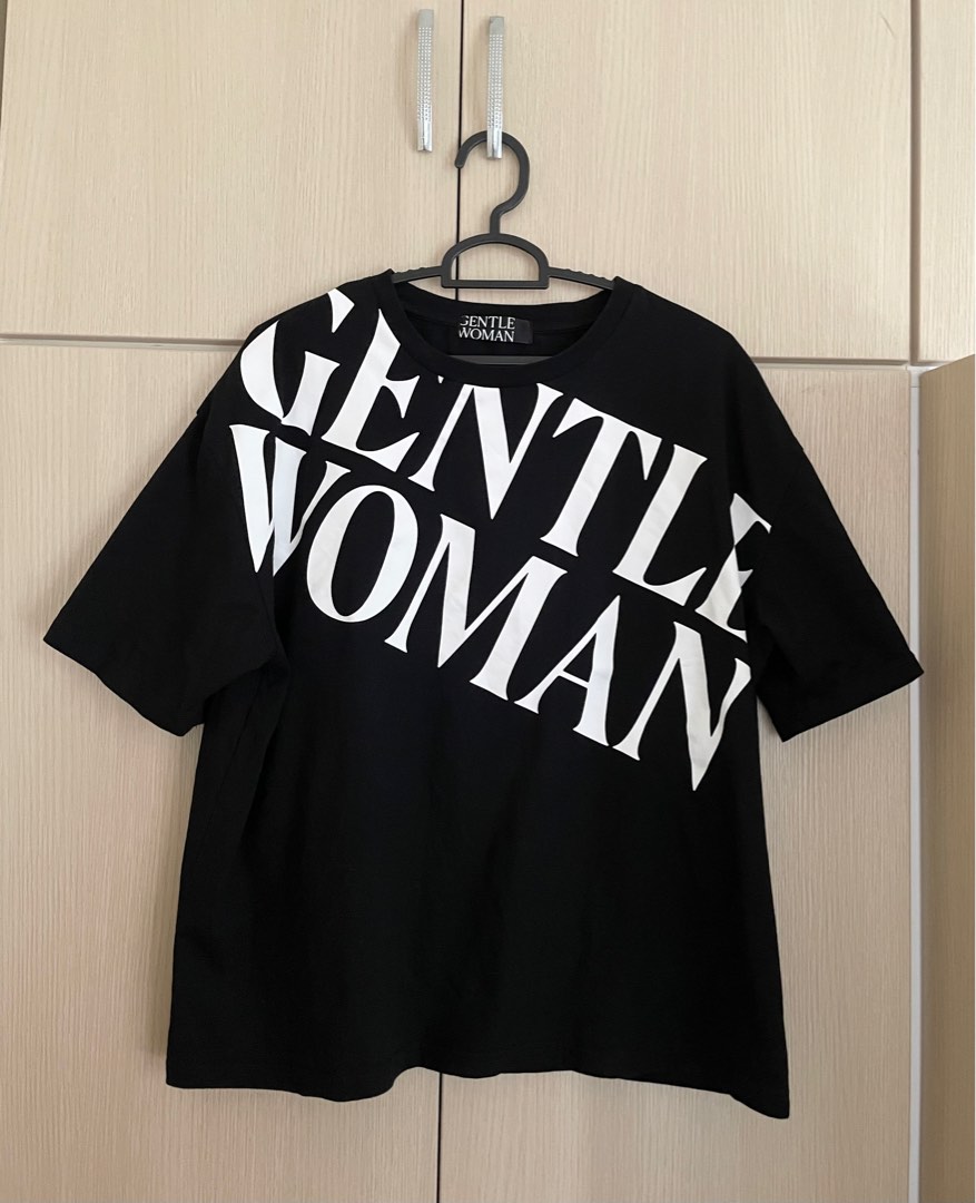 Authentic gentlewoman oversized t shirt in black, Women's Fashion