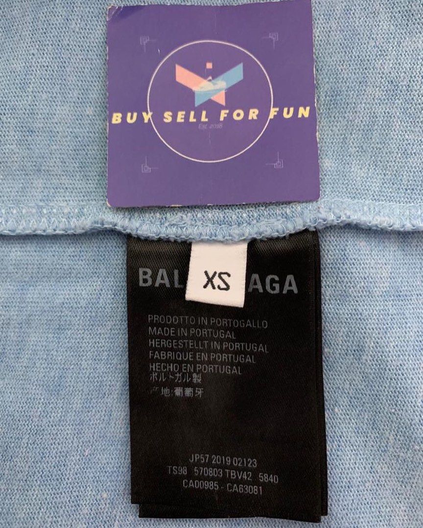 Balenciaga Patchwork Polo CAMPAIGN LOGO トップス 