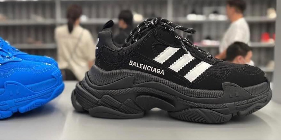 Balenciaga x Adidas Triple S, Luxury, Sneakers & Footwear on