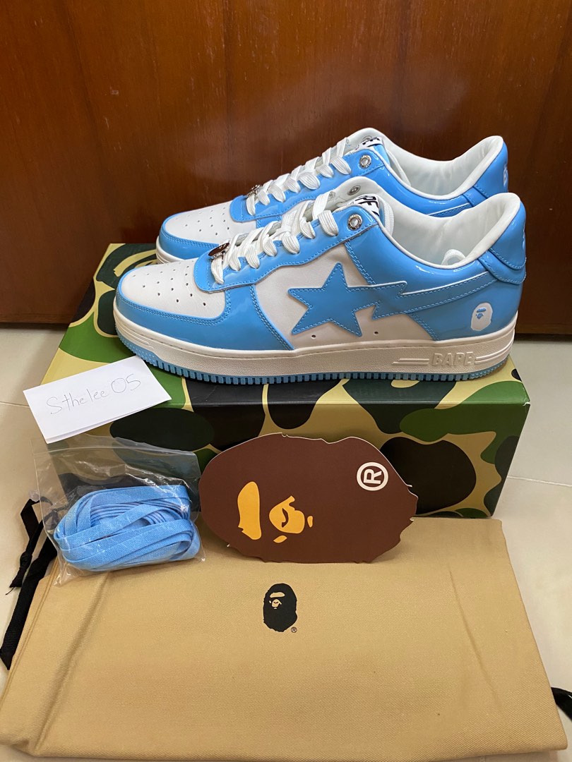 Bapesta University Blue Men s Fashion Footwear Sneakers on