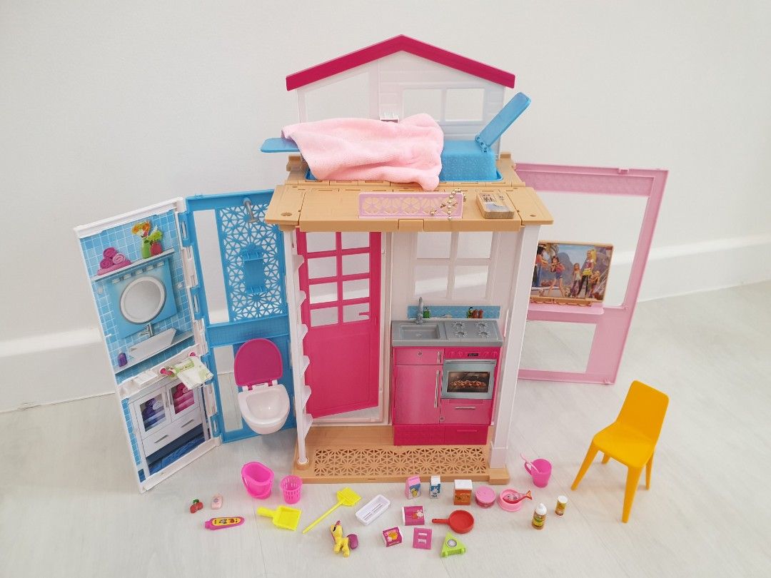 Barbie doll folding clearance house