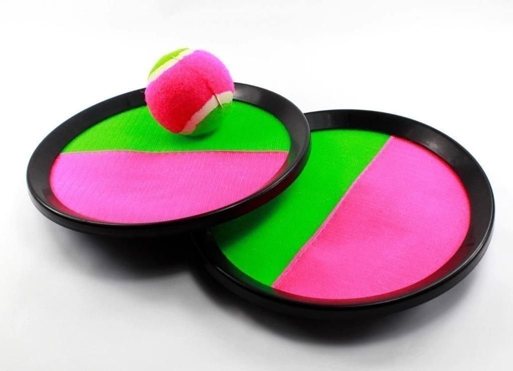 Bat Ball Set Throw and Catch Game Garden Summer Outdoor Beach Fun Hit