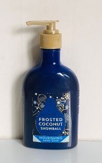 BATH & BODY WORKS NOURISHING HANDSOAP HAND SOAP - FROSTED COCONUT SNOWBALL - SALE