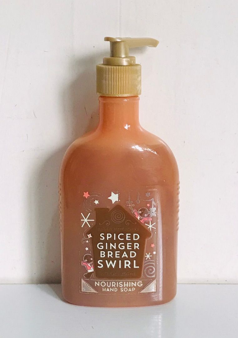 BATH & BODY WORKS NOURISHING HANDSOAP HAND SOAP SPICED GINGER BREAD