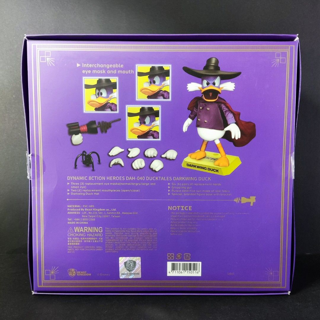 Beast Kingdom Darkwing Duck (DAH-040) Review – DuckTalks