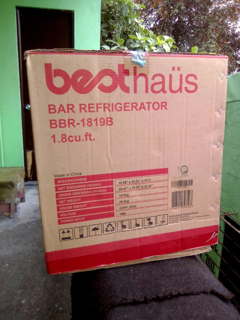 Best Haus Mini Bar Refrigerator, TV & Home Appliances, Kitchen