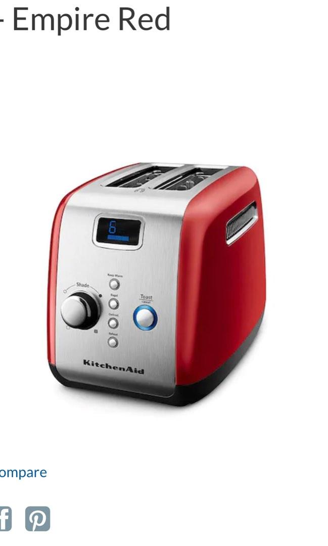 BNIB KITCHENAID 2Slice Toaster Empire Red, TV & Home Appliances
