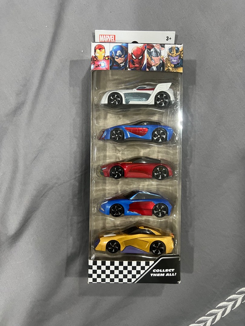 Brand New Marvel Toy car set, Hobbies & Toys, Toys & Games on Carousell