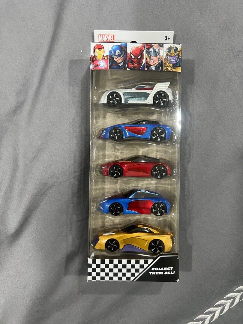 Brand New Marvel Toy car set, Hobbies & Toys, Toys & Games on Carousell