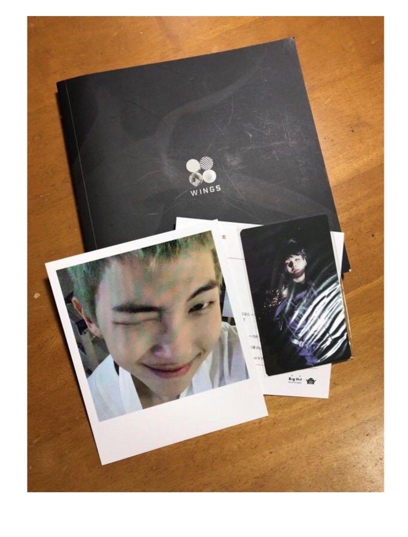 我BTS防彈少年團 WINGS W版 專輯, 興趣及遊戲, 收藏品及紀念品, KPop在旋轉拍賣