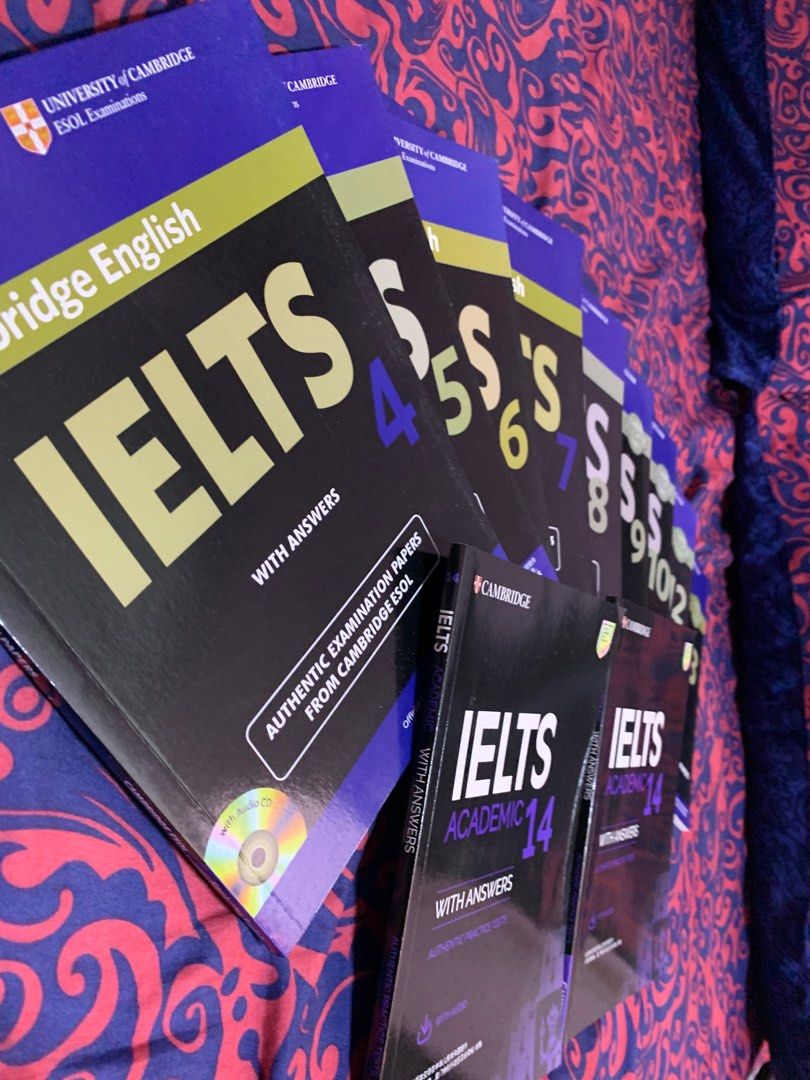 Cambridge ielts books 1 14 section along with cd hobbies toys books
