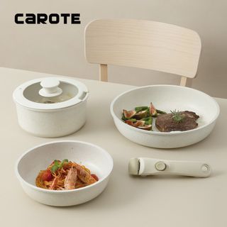 Carote Nonstick Pan with Removable Handle 3 pcs