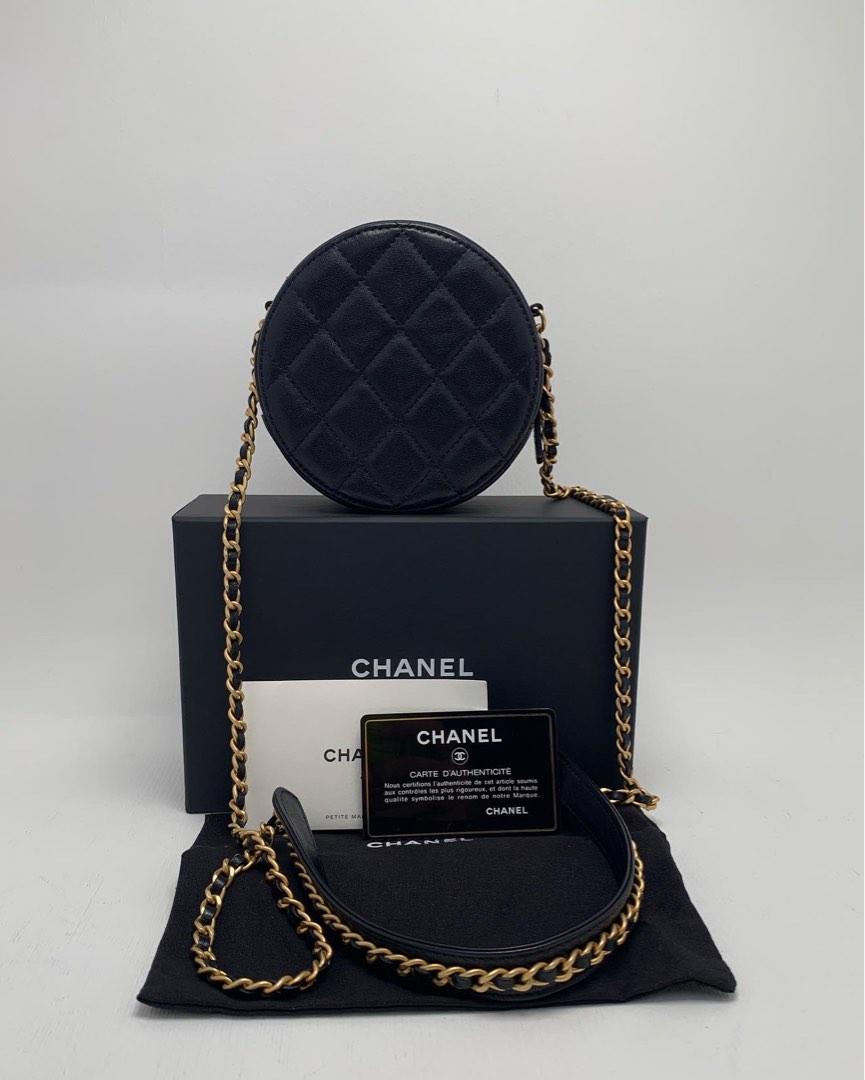 Chanel Round Mini Sling Bag, Women's Fashion, Bags & Wallets, Crossbody Bags on Carousell
