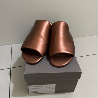 小ck低跟穆勒鞋