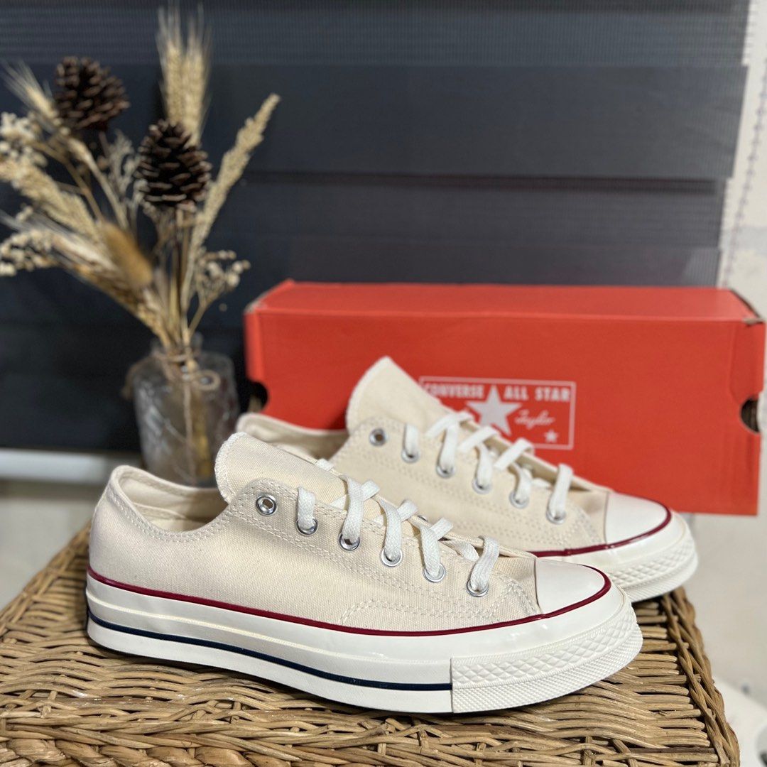 Converse 70s Low (Parchment), Men's Fashion, Footwear, Sneakers on Carousell
