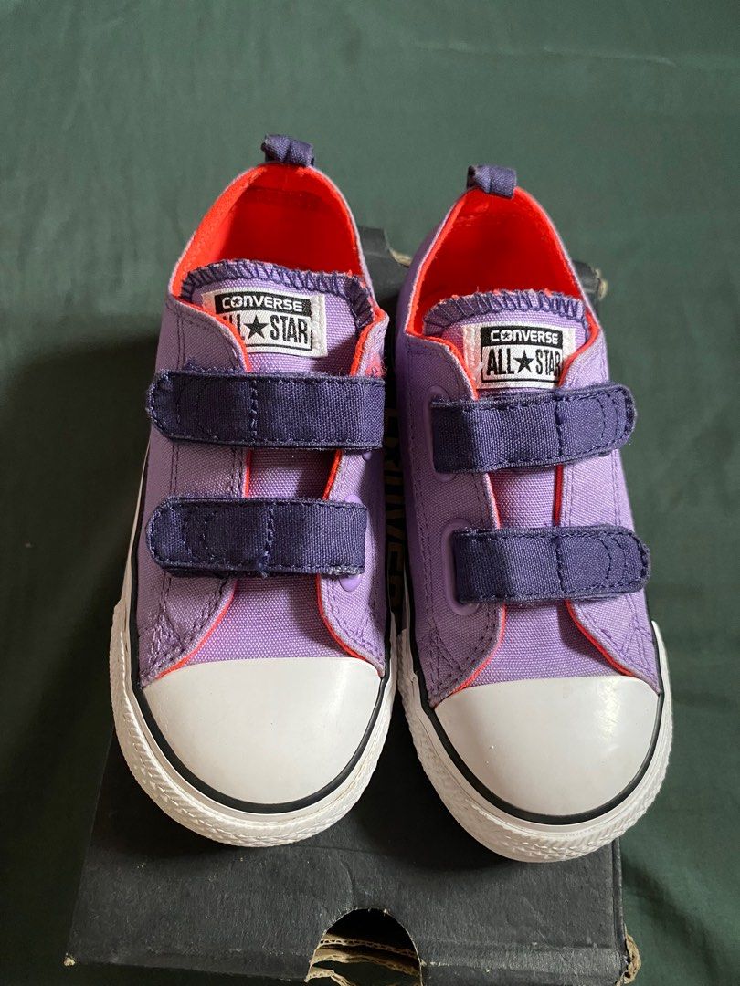 Converse Velcro, Babies & Kids, Babies & Kids Fashion on Carousell