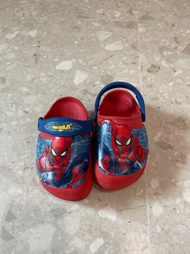 Crocs Spider Man shoes size 9 Babies Kids Babies Kids