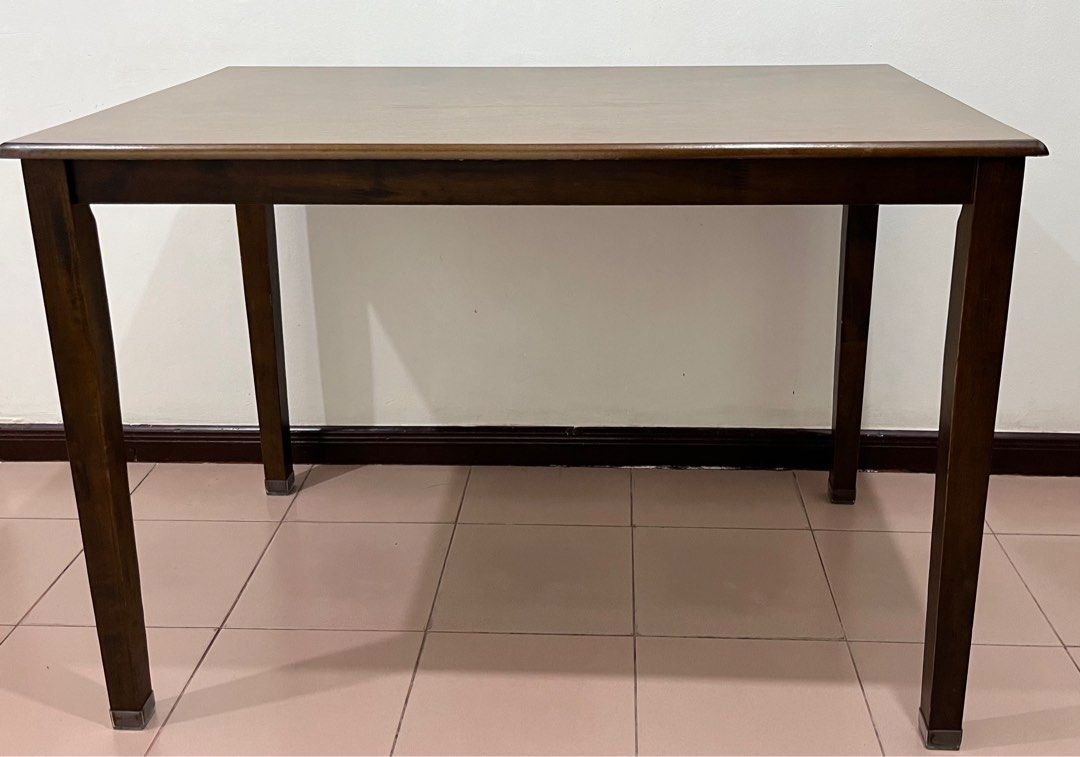 Dining Table Malaysian Wood, Furniture & Home Living, Furniture