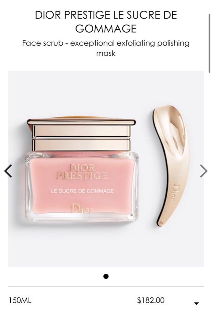Dior Prestige Exfoliating Face Scrub Beauty Personal Care Face