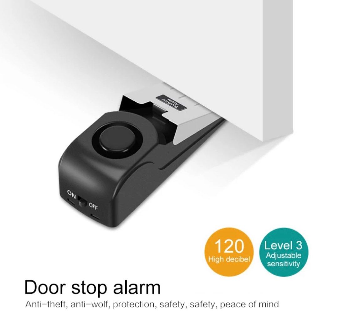 Door Stopper Alarm, Furniture & Home Living, Security & Locks, Other