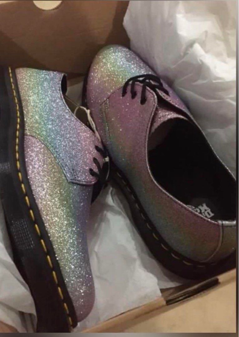 Glitter dr sales martens size 6
